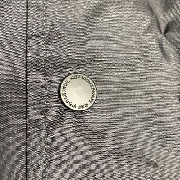 HUF SAYONARA EMBROIDERED COACHES JACKET IN BLACK - Picture 6 of 12